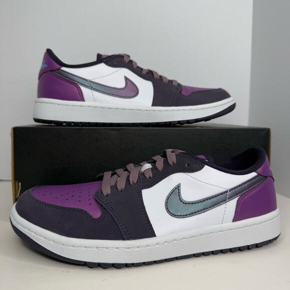 Air Jordan 1 Low G NRG Cave Purple Smoke Size 8 Men